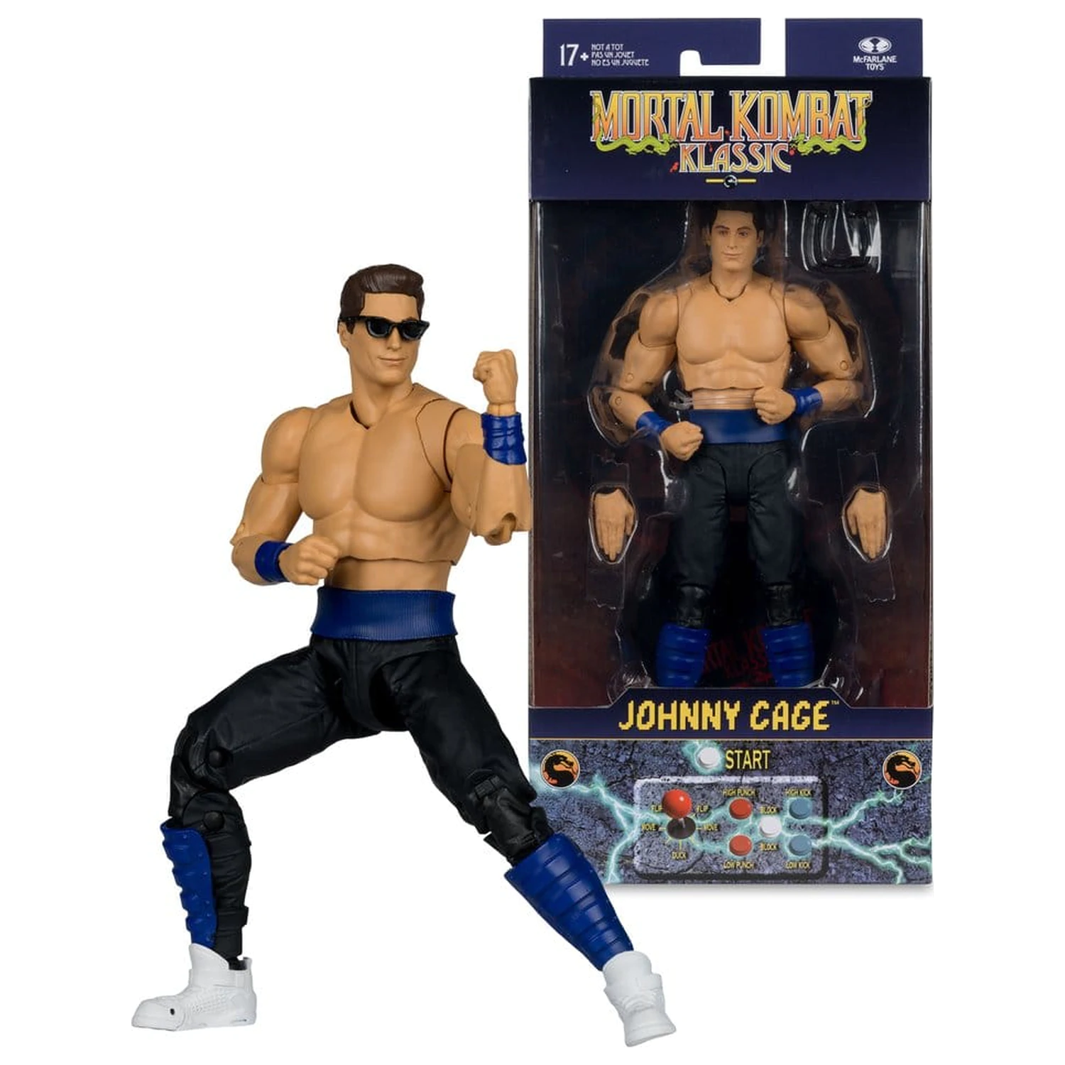Mortal Kombat Klassics akční figurka Johnny Cage 19 cm fotografii produktu