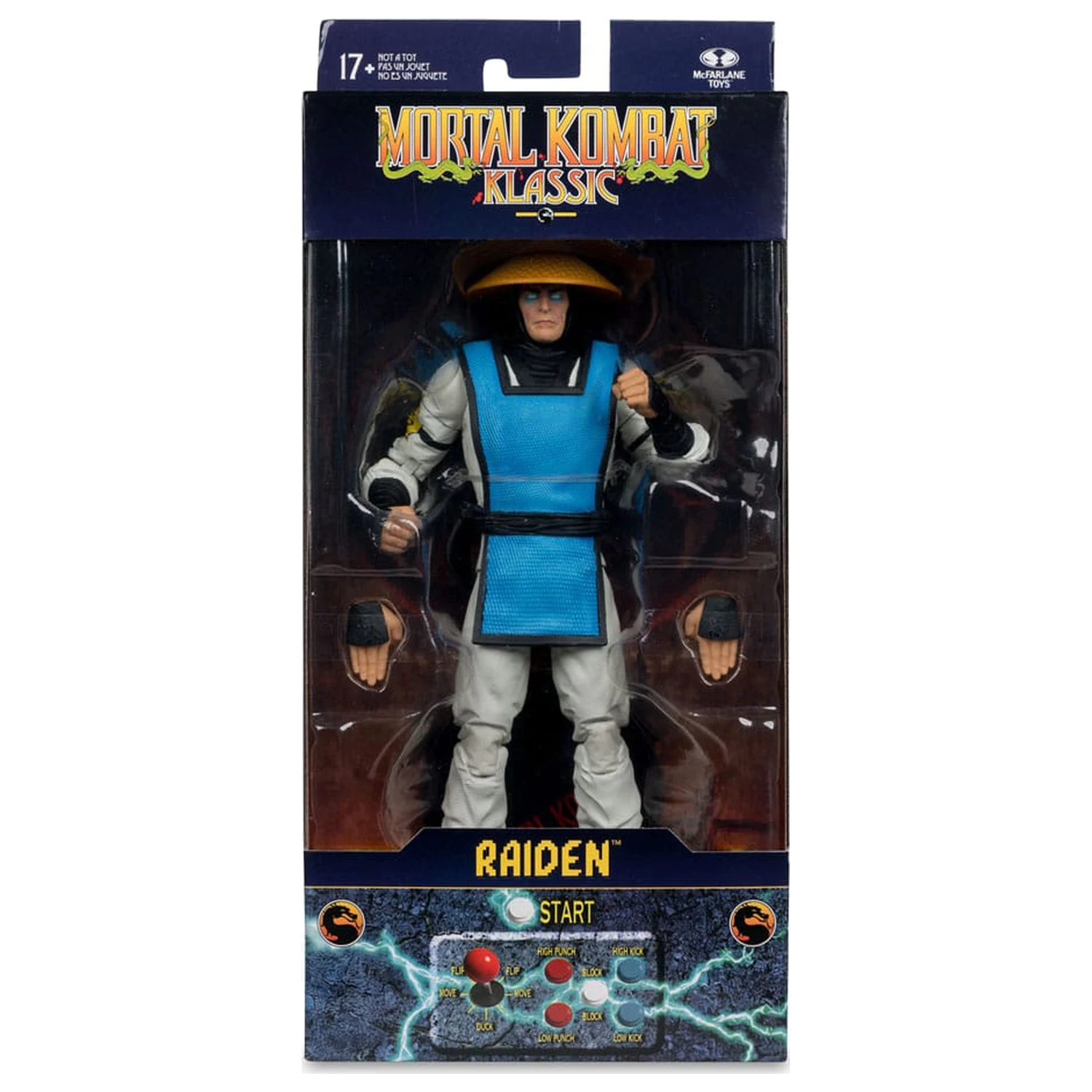 Mortal Kombat Klassiks akční figurka Raiden 18 cm fotografii produktu