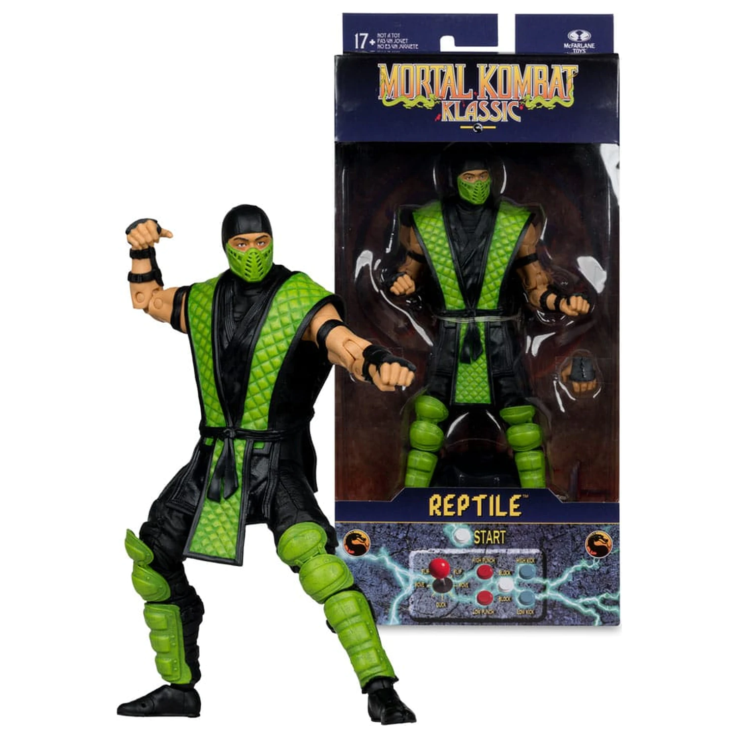 Mortal Kombat Klassiks akční figurka Reptile 18 cm fotografii produktu