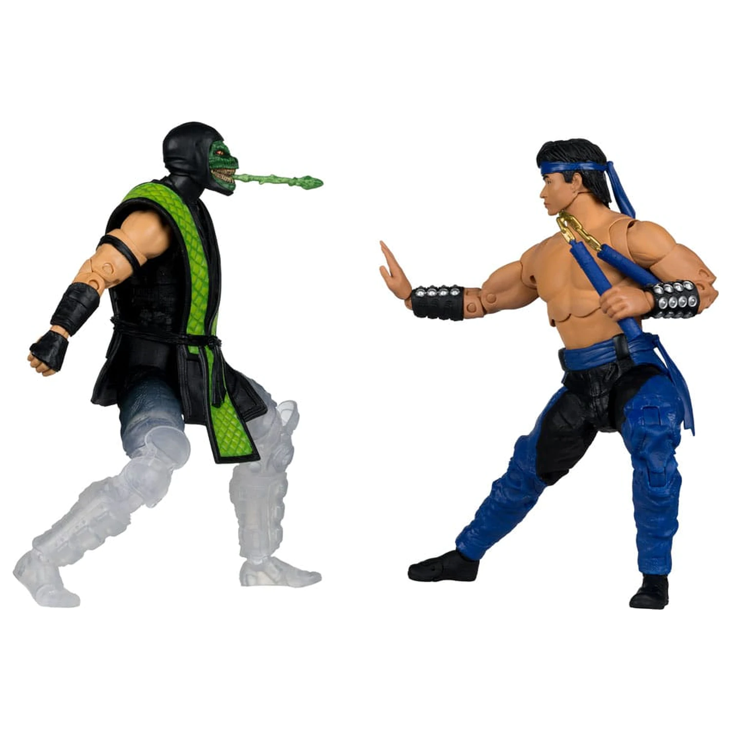 Mortal Kombat akční figurky 2-balení Liu Kang vs. Reptile (Klassics) 18 cm fotografii produktu
