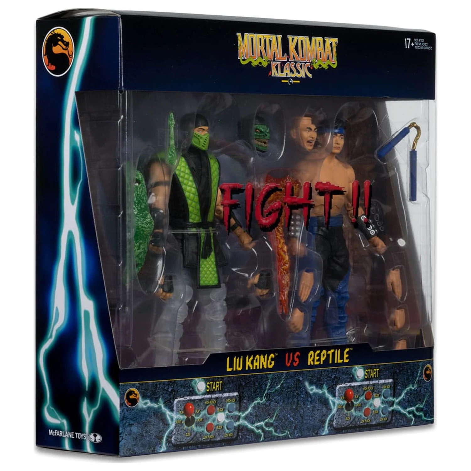 Mortal Kombat akční figurky 2-balení Liu Kang vs. Reptile (Klassics) 18 cm fotografii produktu