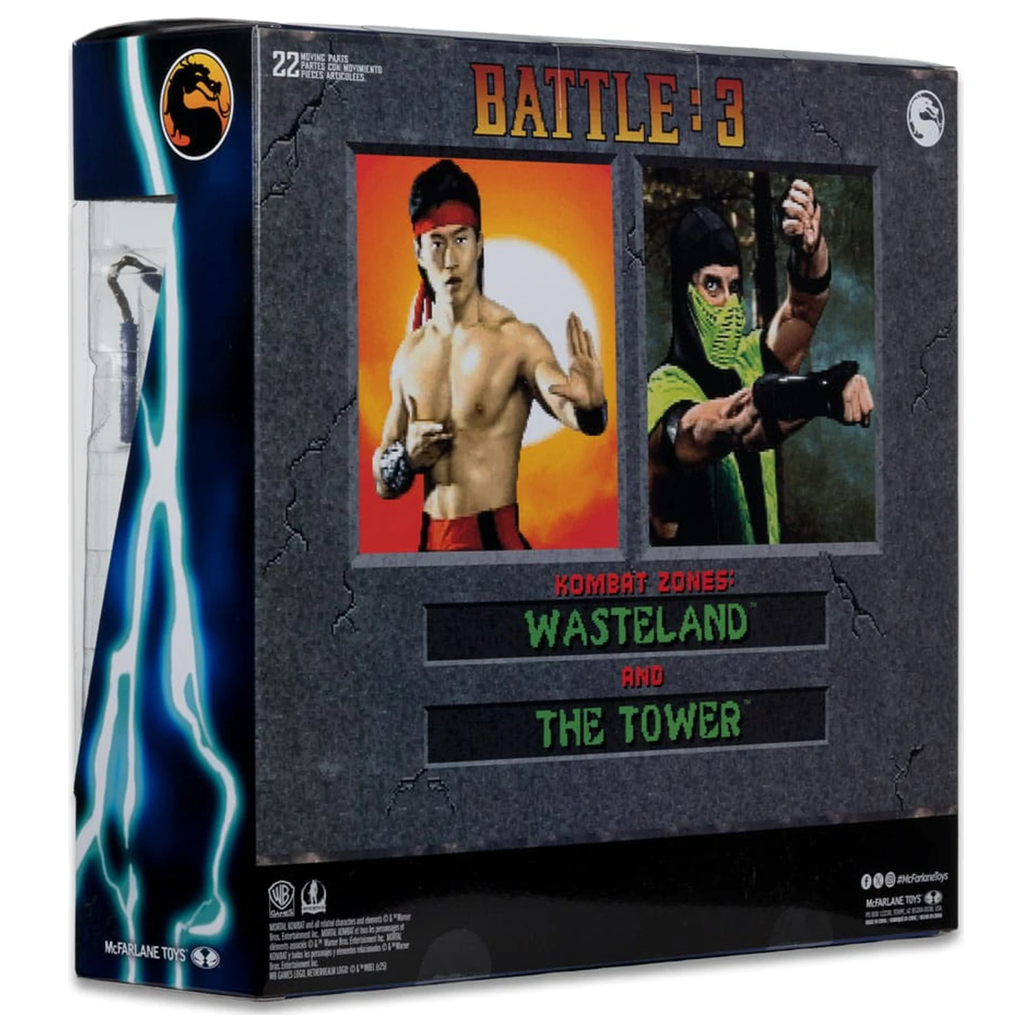 Mortal Kombat akční figurky 2-balení Liu Kang vs. Reptile (Klassics) 18 cm fotografii produktu