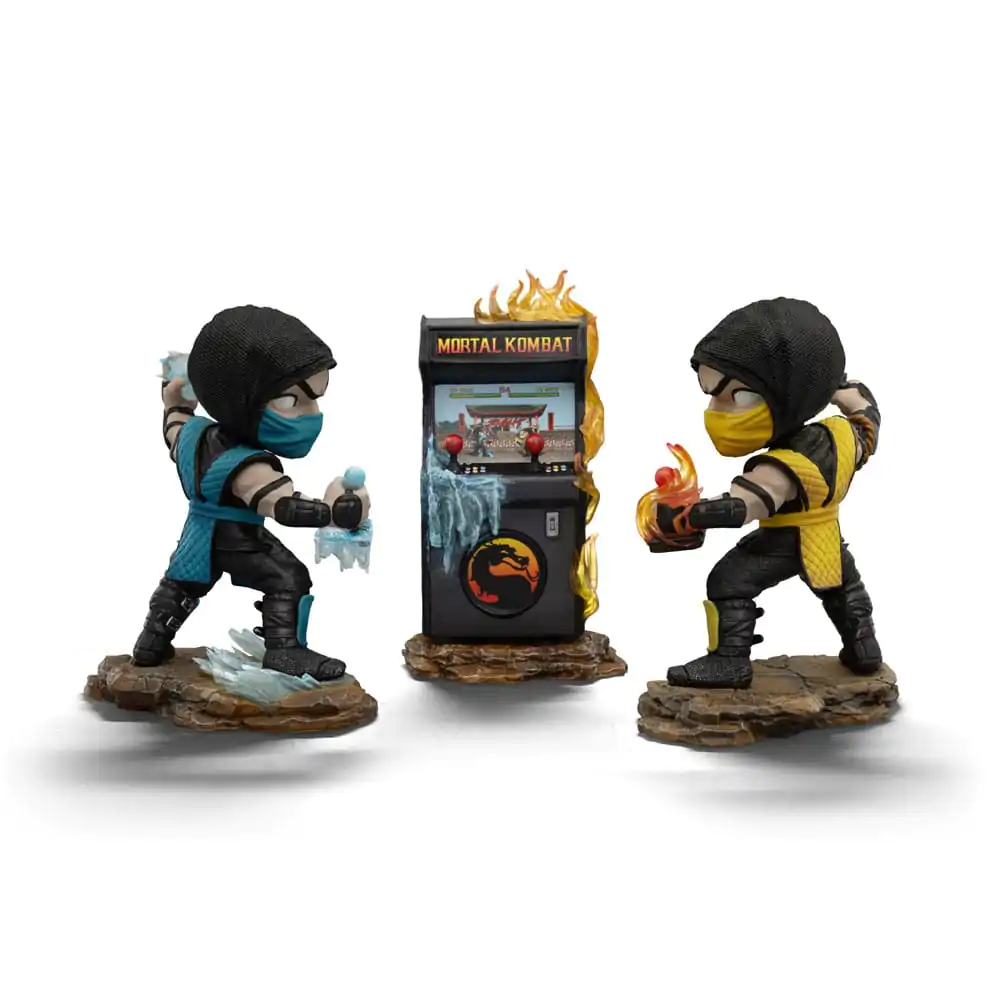 Mortal Kombat Mini Co. PVC Figurky Scorpion vs. Subzero Arcade Set 15 cm fotografii produktu