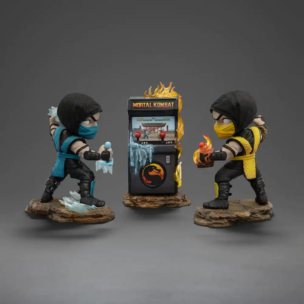 Mortal Kombat Mini Co. PVC Figurky Scorpion vs. Subzero Arcade Set 15 cm fotografii produktu