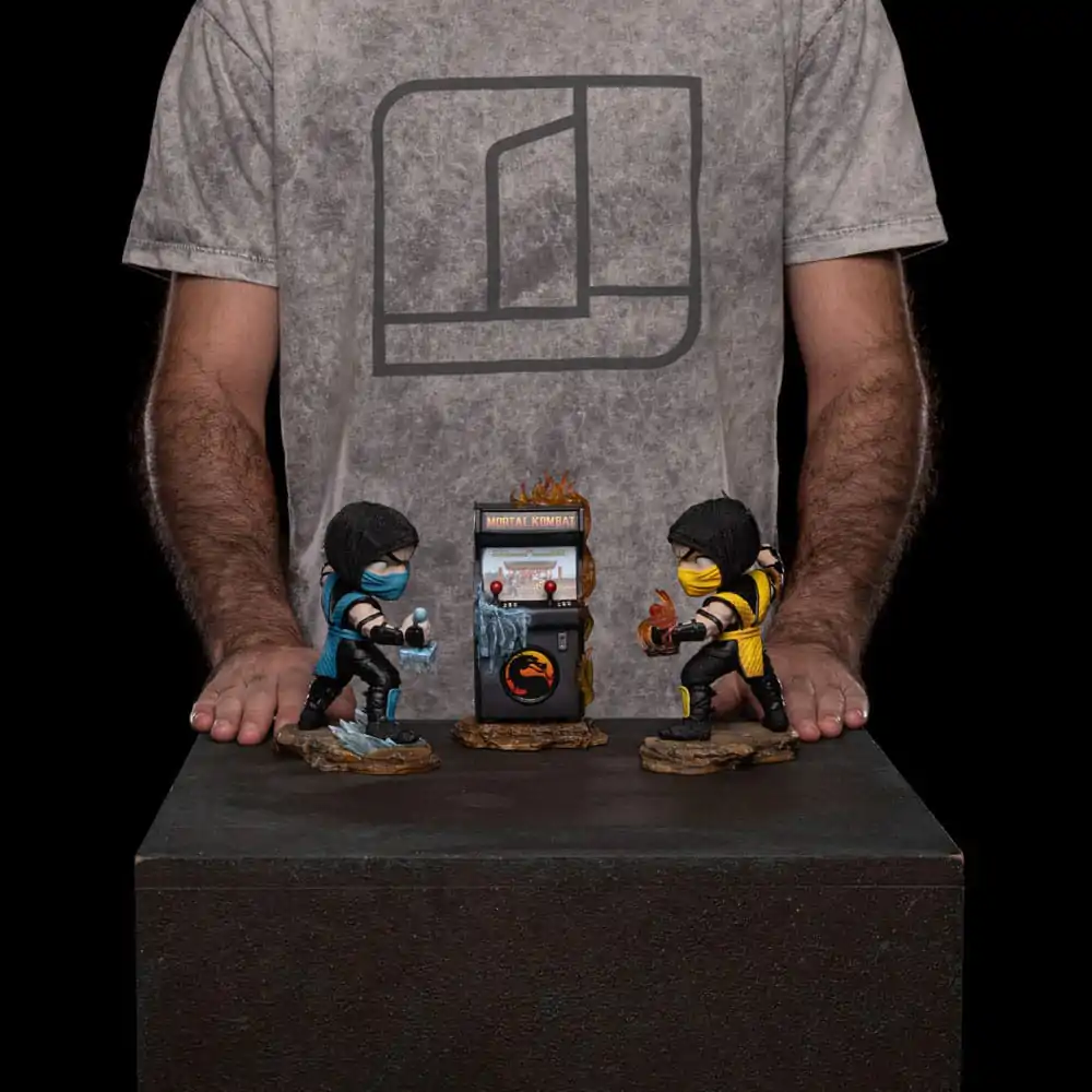 Mortal Kombat Mini Co. PVC Figurky Scorpion vs. Subzero Arcade Set 15 cm fotografii produktu