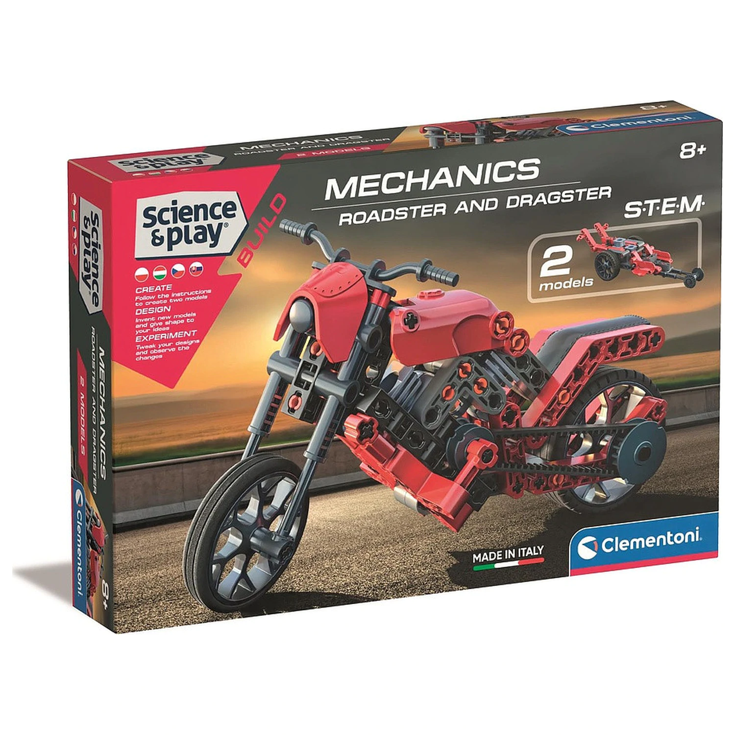 Stavebnice motoru a závodního Roadsteru a Dragsteru  fotografii produktu