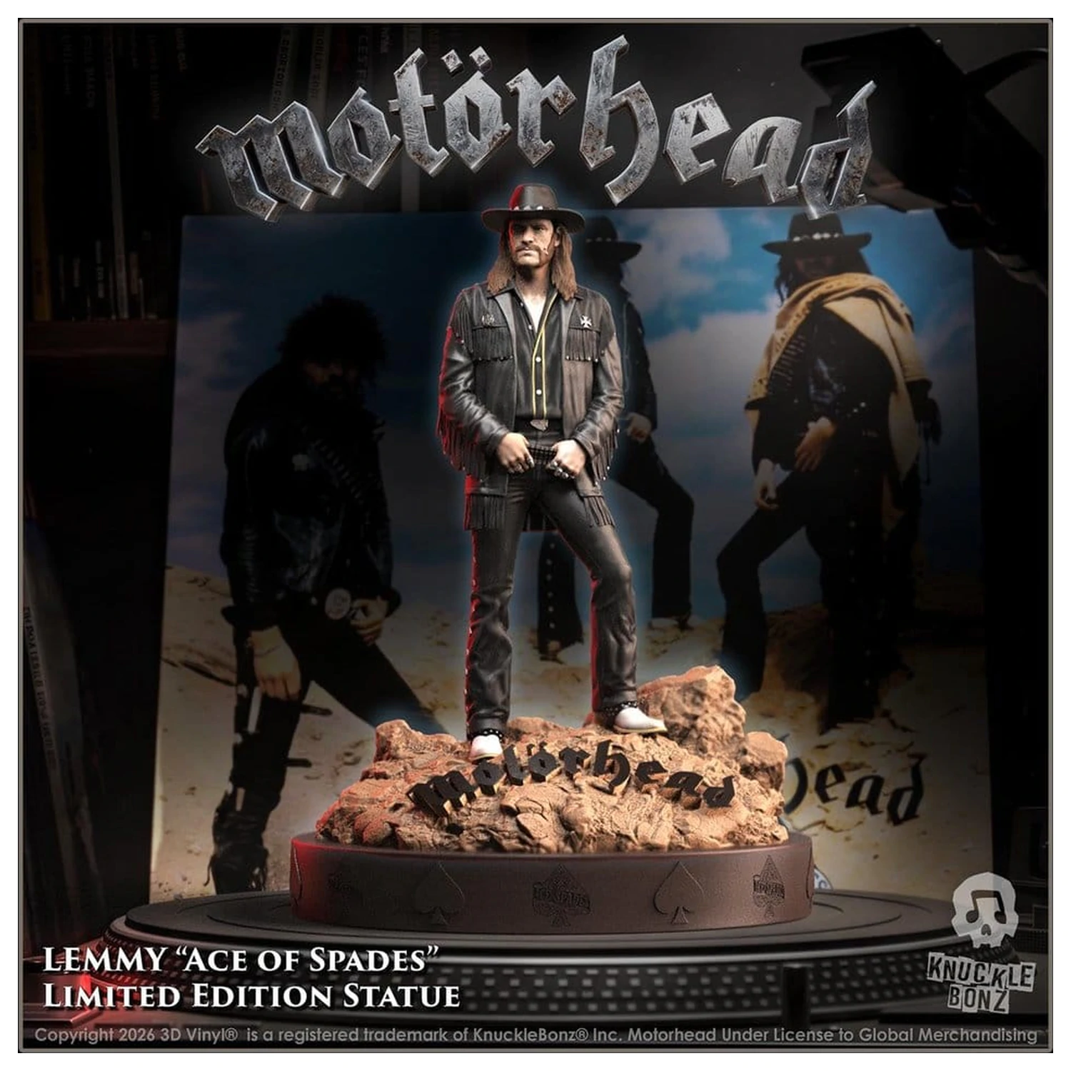 Socha Motörhead Rock Iconz Lemmy IV Ace of Spades 20 cm fotografii produktu