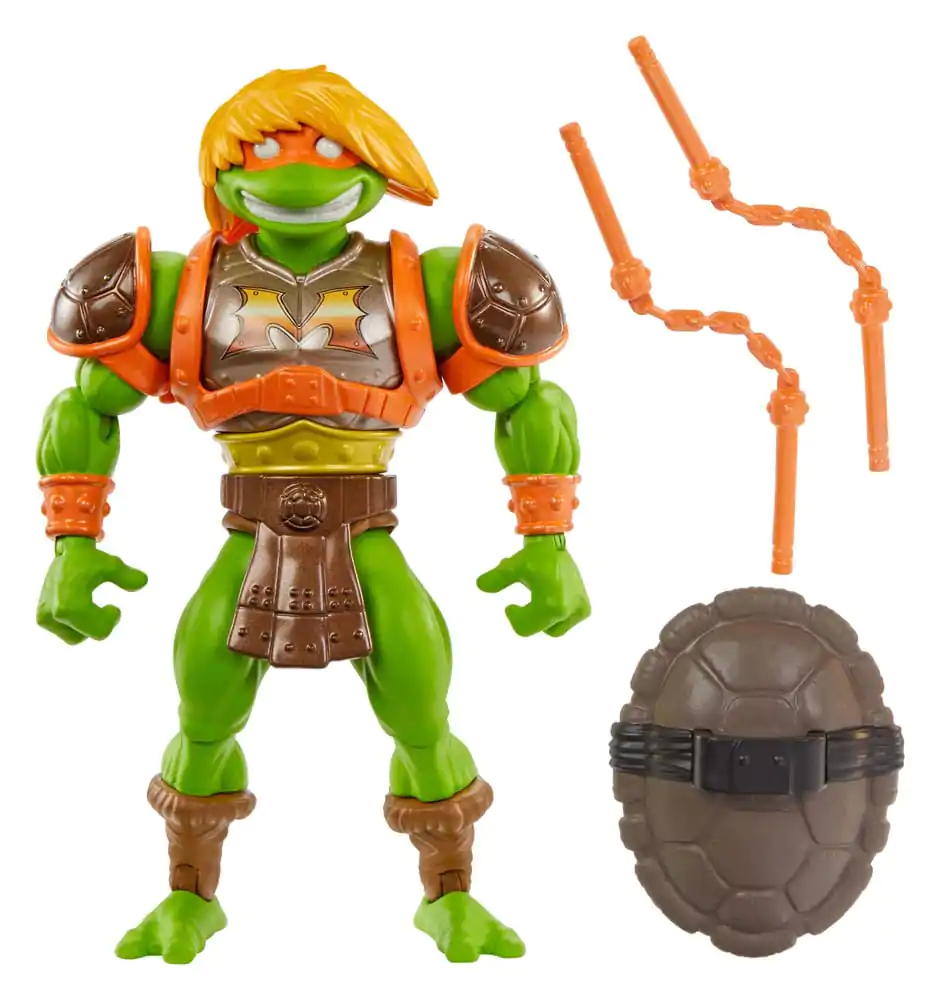 MOTU x TMNT: Turtles of Grayskull akční figurka Michelangelo 14 cm fotografii produktu