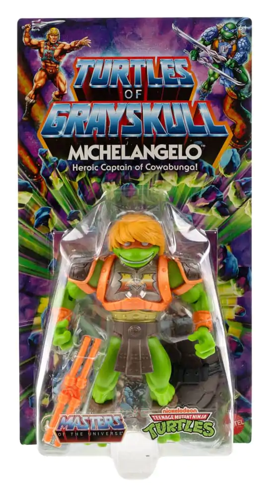 MOTU x TMNT: Turtles of Grayskull akční figurka Michelangelo 14 cm fotografii produktu