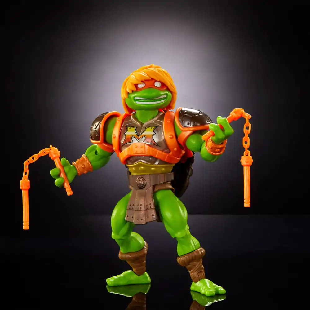 MOTU x TMNT: Turtles of Grayskull akční figurka Michelangelo 14 cm fotografii produktu