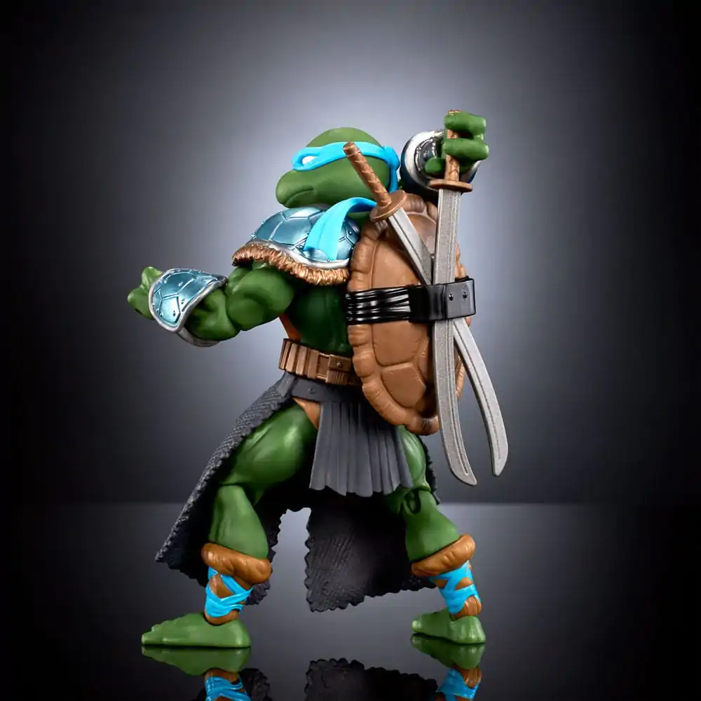 MOTU x TMNT: Turtles of Grayskull Akční figurka Stealth Armor Leonardo 14 cm fotografii produktu