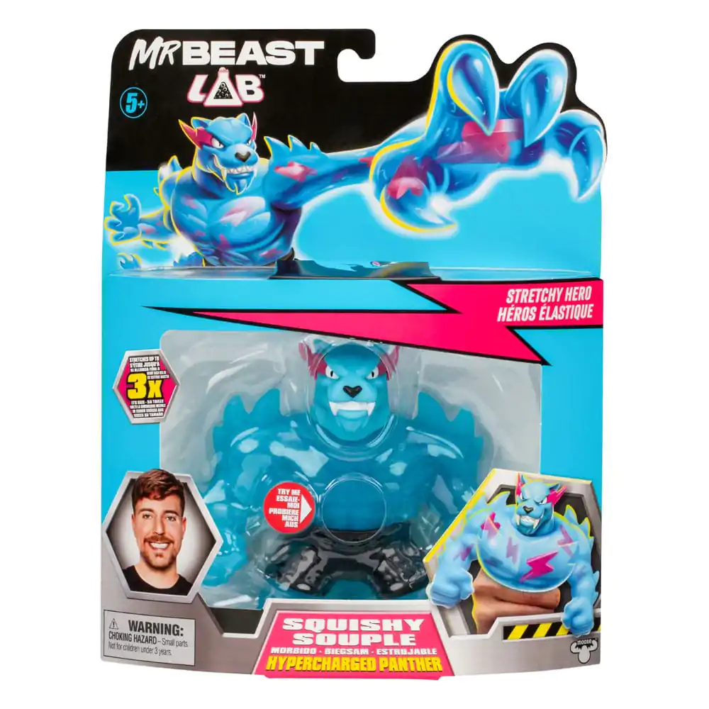 Mr. Beast Lab Goo Jit Zu natahovací figurka Hypercharged Panther 11 cm fotografii produktu