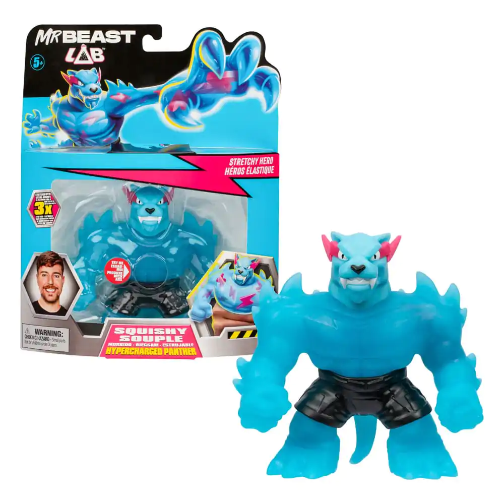 Mr. Beast Lab Goo Jit Zu natahovací figurka Hypercharged Panther 11 cm fotografii produktu