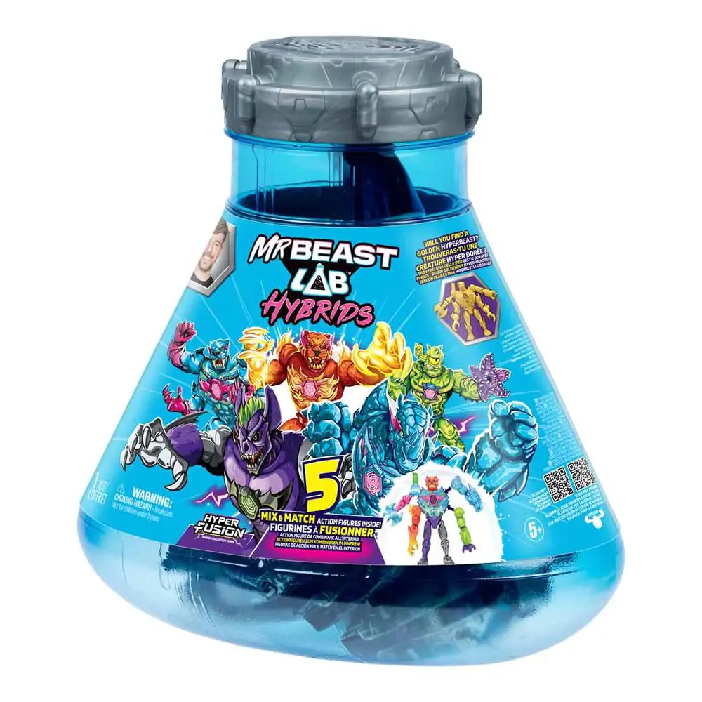 Mr. Beast Lab Hybrids figurka 5-Pack Hyper Fusion Lab 3 cm fotografii produktu