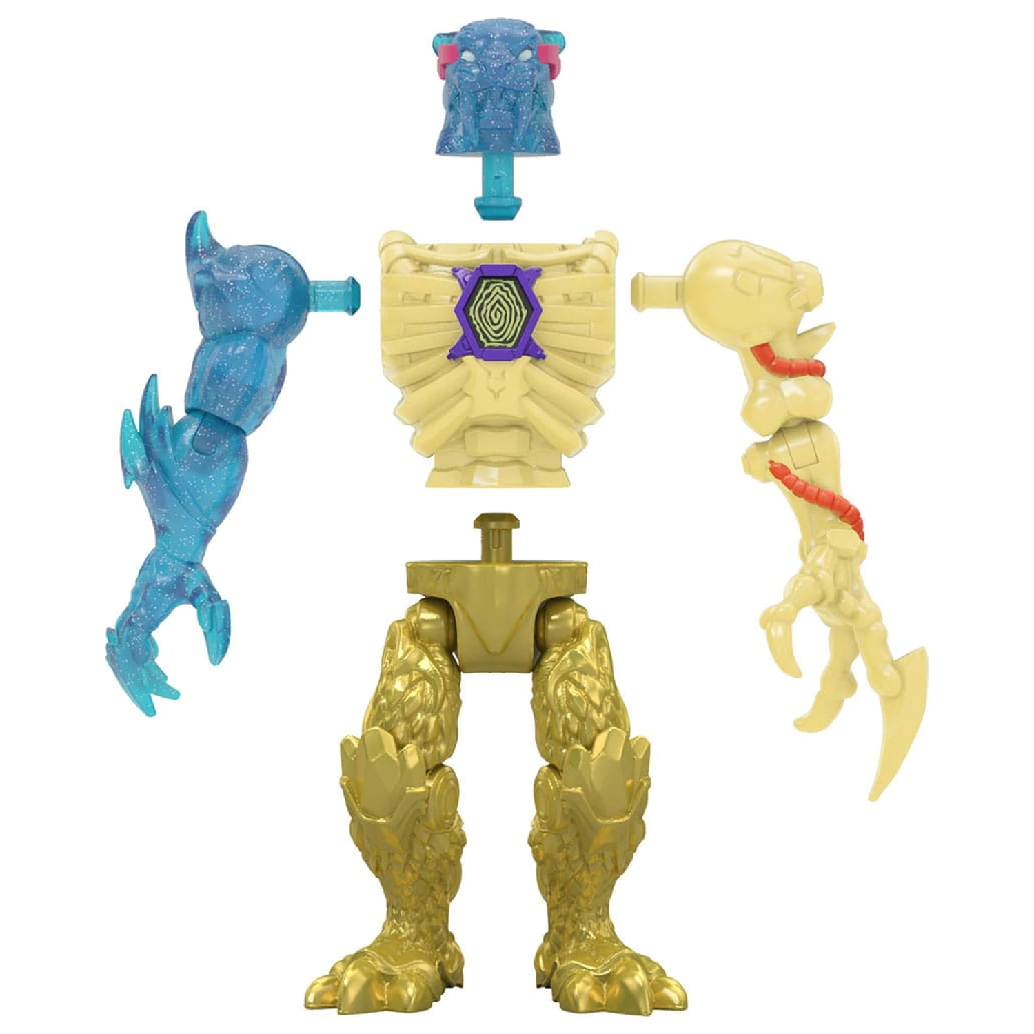 Mr. Beast Lab Hybrids Series 2 Mini figurky 2-balení Lab-Bot vs Gid Skeleton 11 cm fotografii produktu