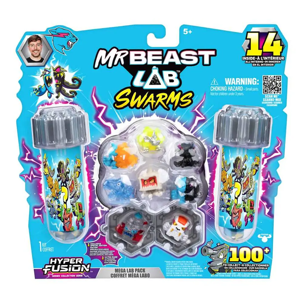 Mr. Beast Lab Swarms Figurka 14-Pack Mega Lab 3 cm fotografii produktu