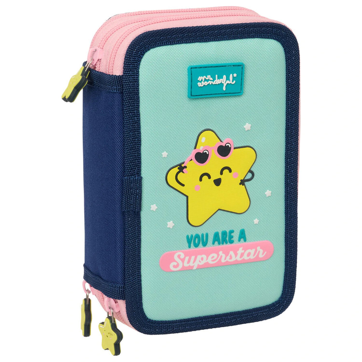 Mr. Wonderful Star trojité pouzdro na tužky 37 kusů fotografii produktu