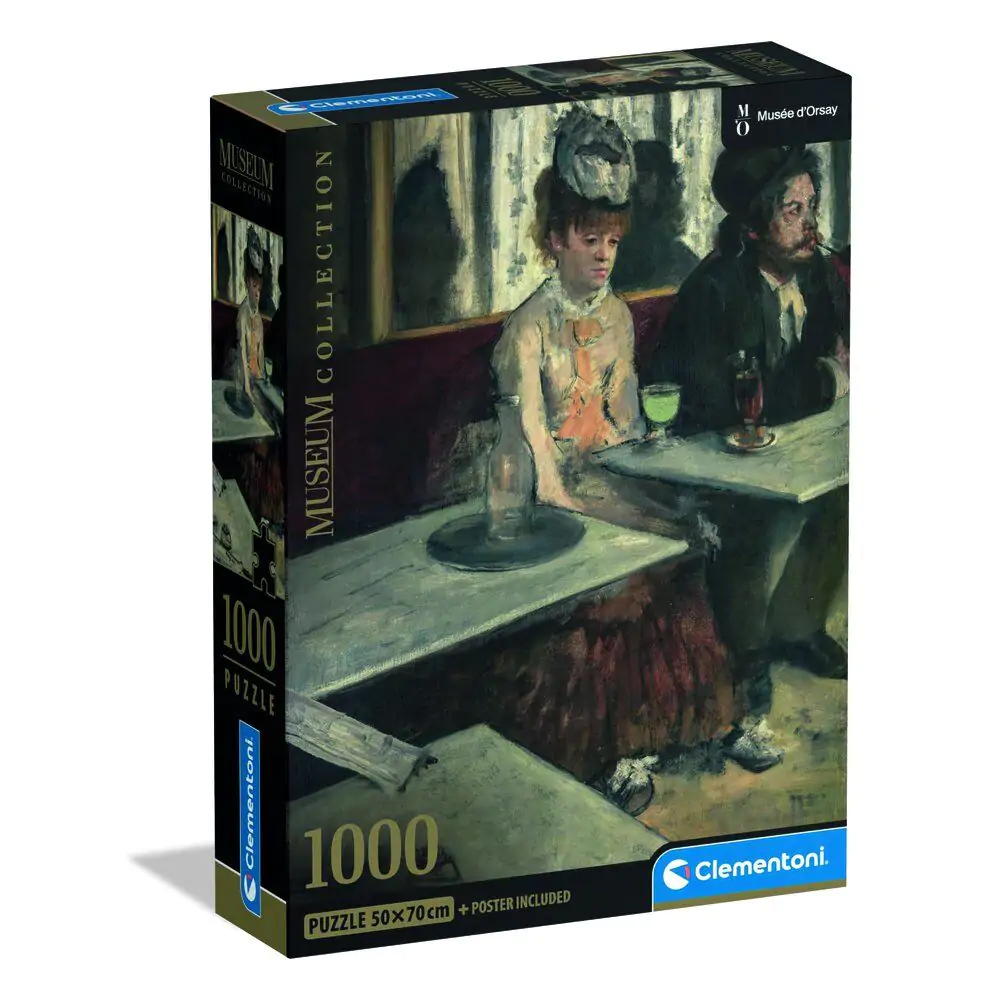 Museum Degas Dans un Cafe puzzle 1000 dílků fotografii produktu