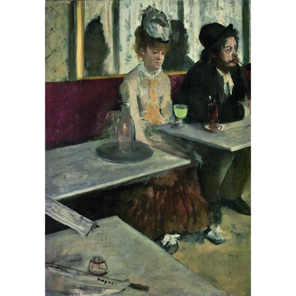 Museum Degas Dans un Cafe puzzle 1000 dílků fotografii produktu