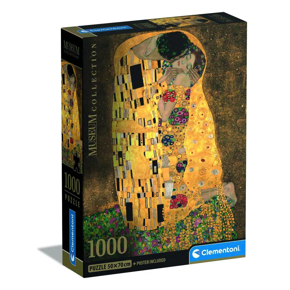 Museum Klimt The Kiss puzzle 1000 dílků fotografii produktu