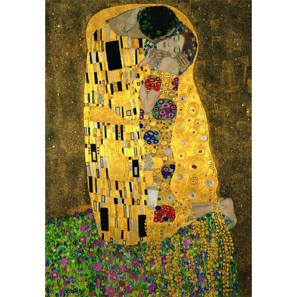 Museum Klimt The Kiss puzzle 1000 dílků fotografii produktu