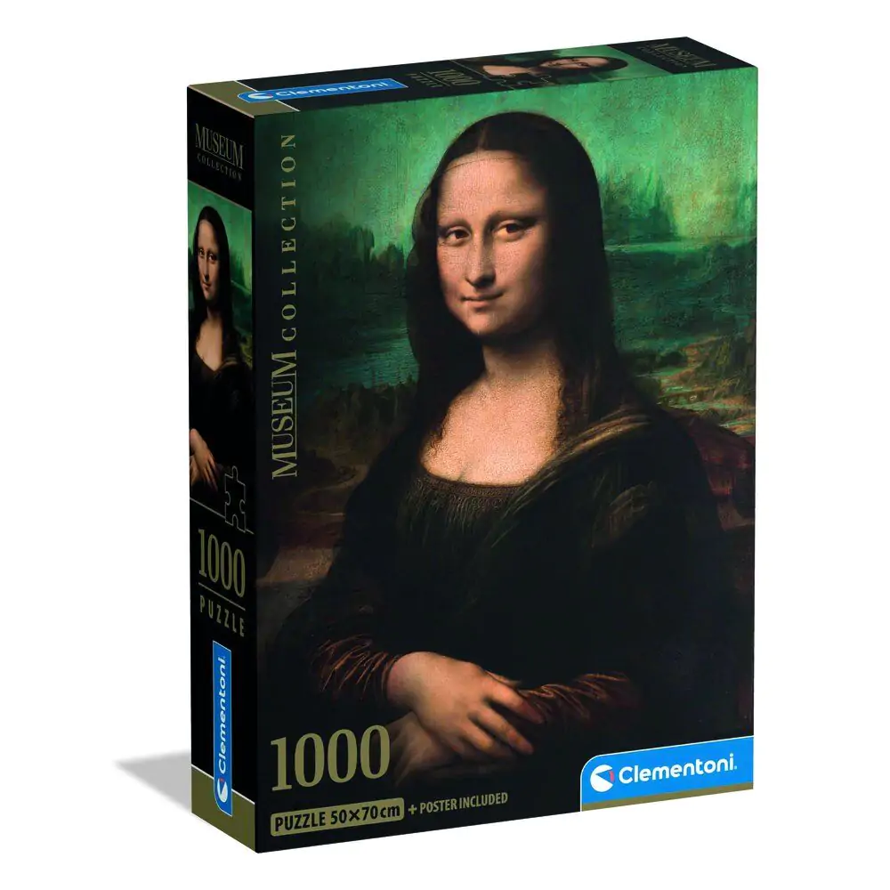 Puzzle Museum Leonardo Mona Lisa 1000 dílků fotografii produktu