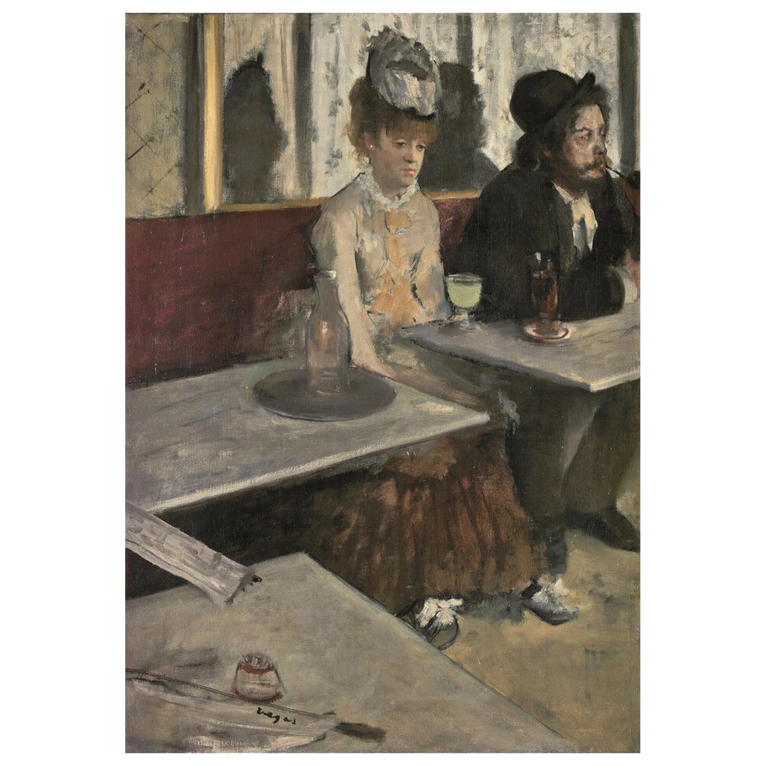 Museum Orsay Degas, "Dans Un Ca puzzle 1000 kusů" fotografii produktu