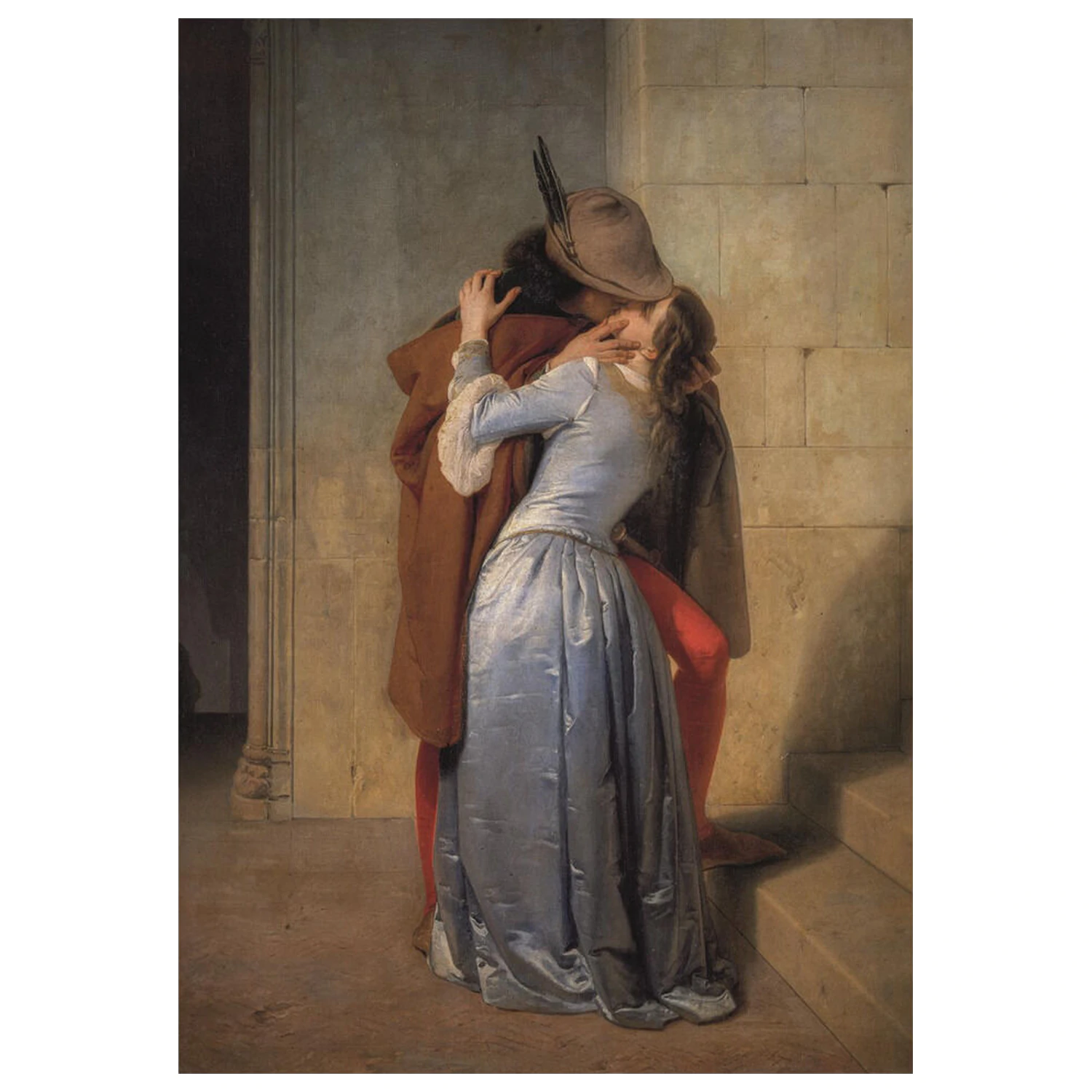 Museum The Kiss - Hayez puzzle 1000 ks fotografii produktu