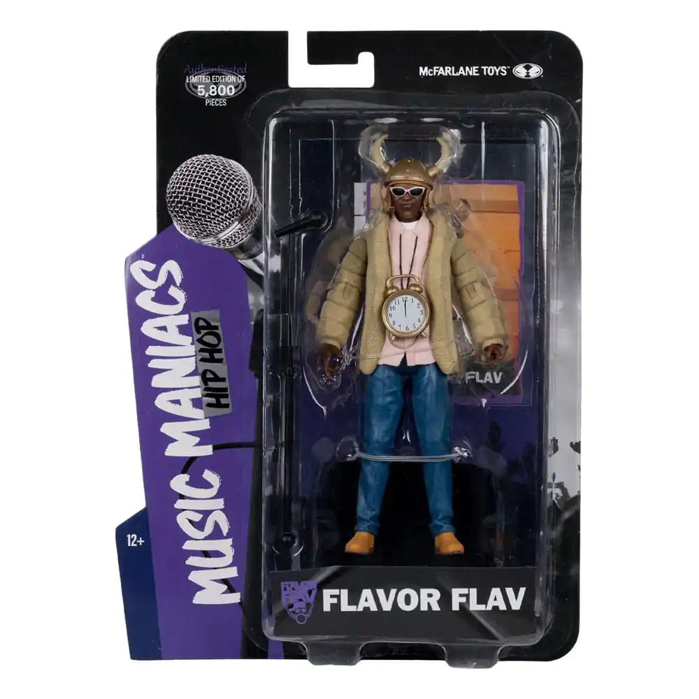 Music Maniacs Hip Hop akční figurka Flavor Flav 16 cm fotografii produktu