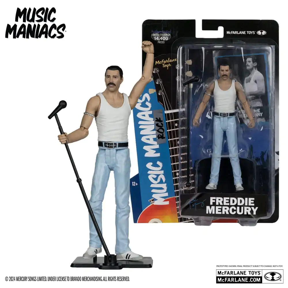 Music Maniacs Sběratelská akční figurka Freddie Mercury 15 cm fotografii produktu