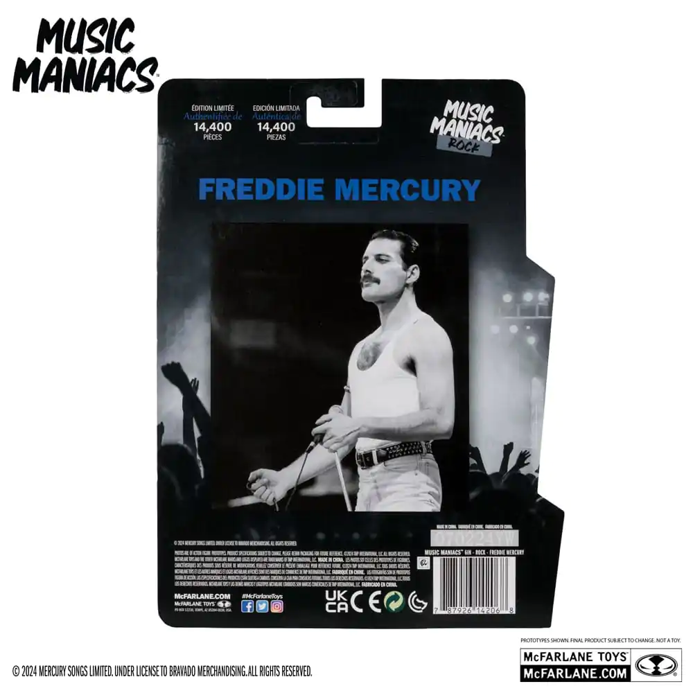 Music Maniacs Sběratelská akční figurka Freddie Mercury 15 cm fotografii produktu