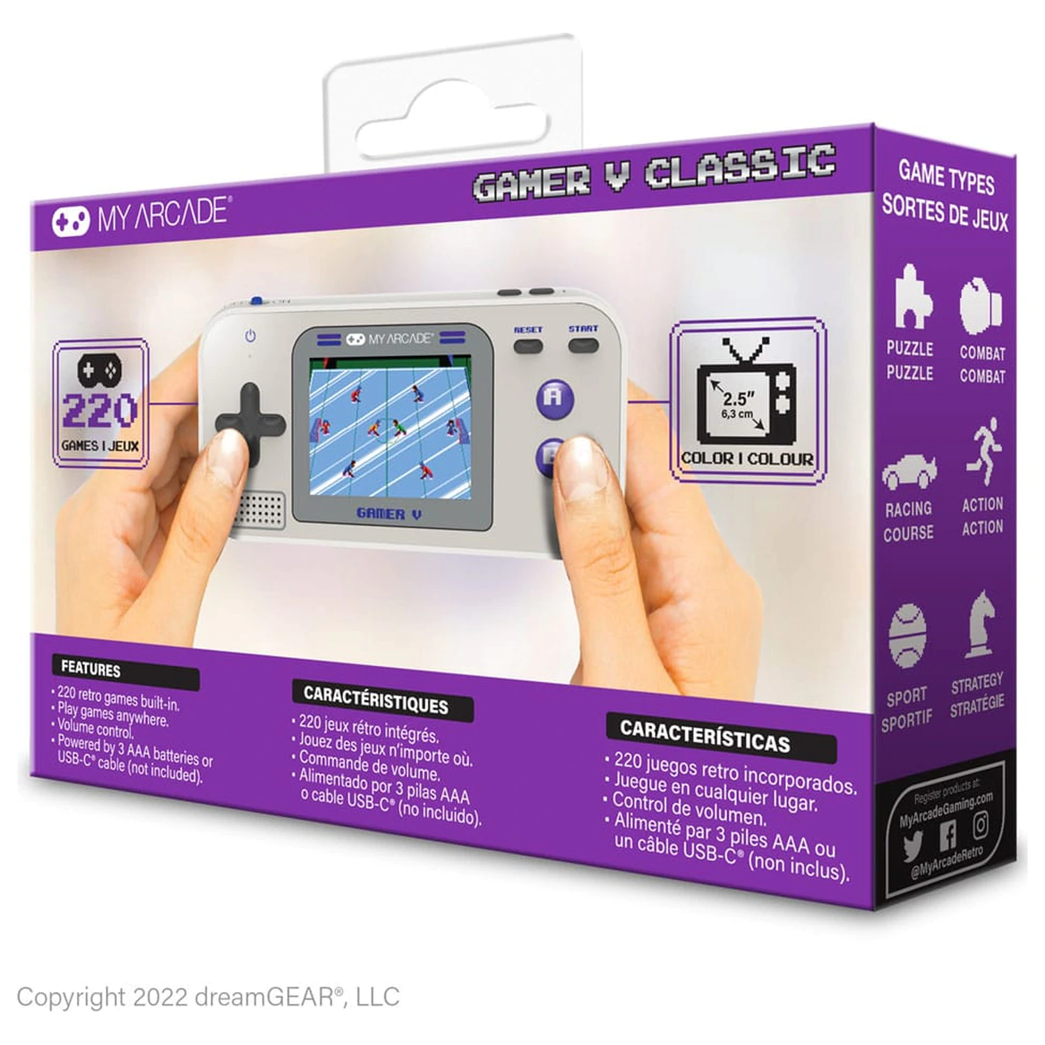 My Arcade Portable Gaming System Gamer V Classic fotografii produktu