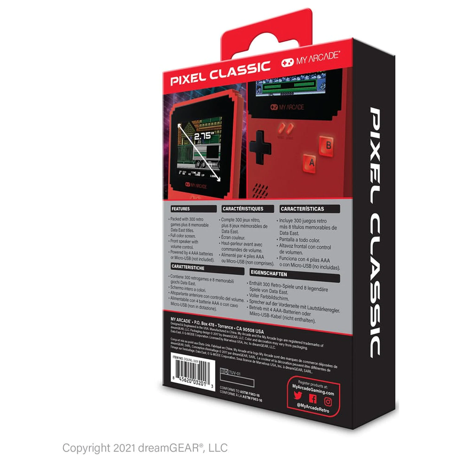 My Arcade Přenosný herní systém Pixel Classic fotografii produktu