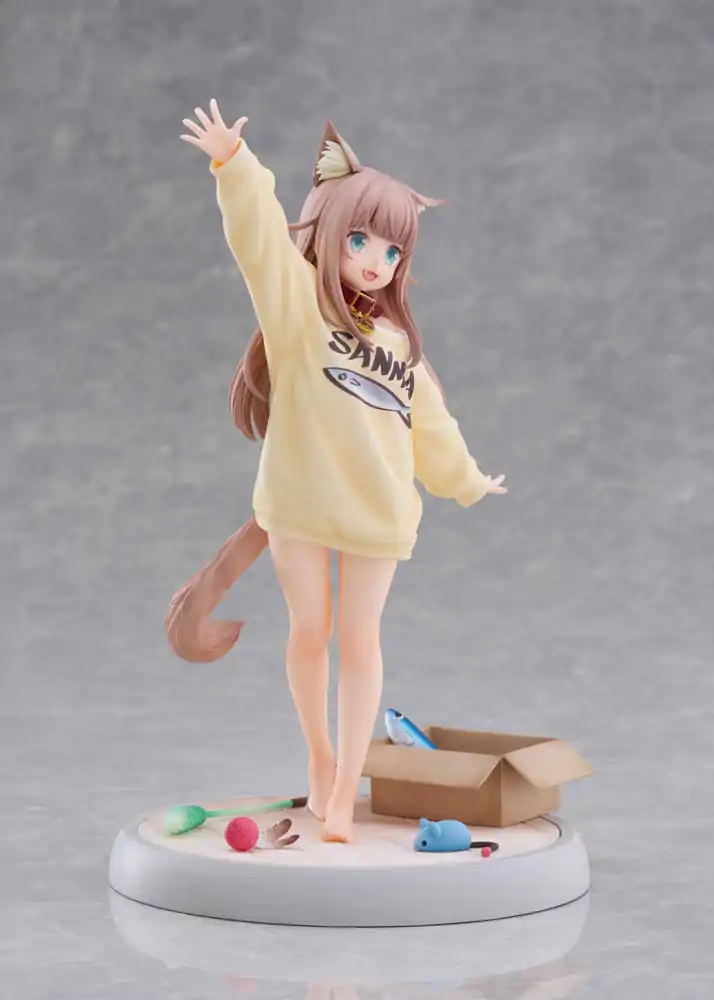 My Cat Is a Kawaii Girl Statue 1/6 Kinako Play With Ver. AmiAmi 21 cm Socha fotografii produktu