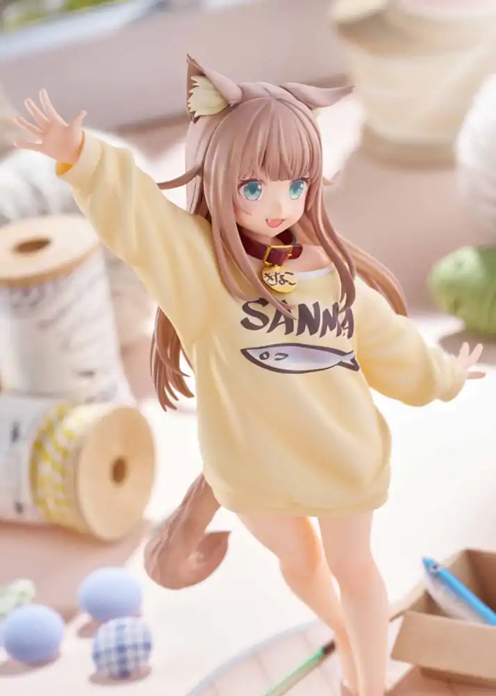 My Cat Is a Kawaii Girl Statue 1/6 Kinako Play With Ver. AmiAmi 21 cm Socha fotografii produktu
