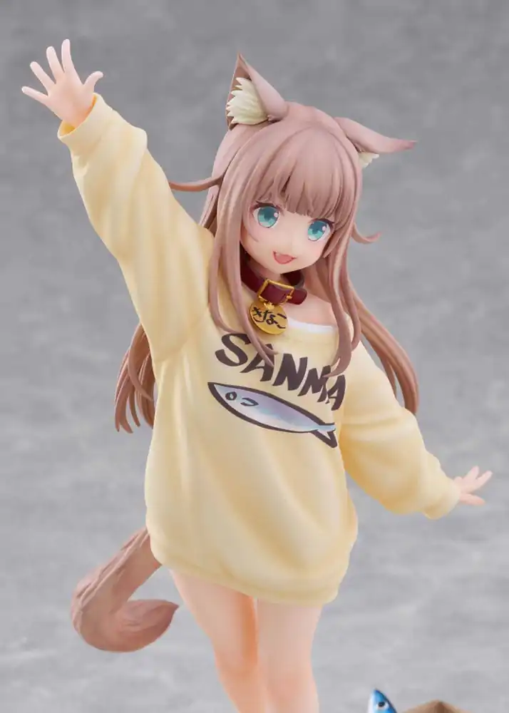 My Cat Is a Kawaii Girl Statue 1/6 Kinako Play With Ver. AmiAmi 21 cm Socha fotografii produktu