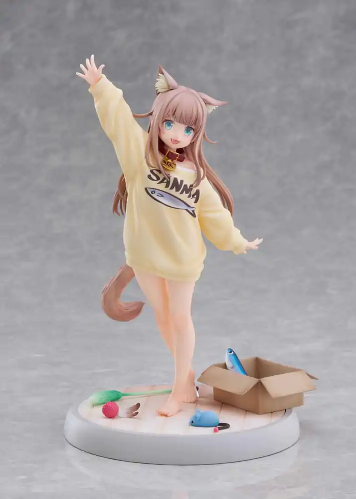 My Cat Is a Kawaii Girl Statue 1/6 Kinako Play With Ver. AmiAmi 21 cm Socha fotografii produktu