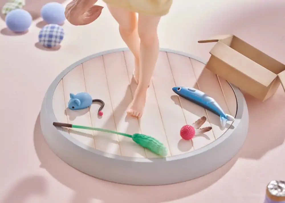 My Cat Is a Kawaii Girl Statue 1/6 Kinako Play With Ver. AmiAmi 21 cm Socha fotografii produktu