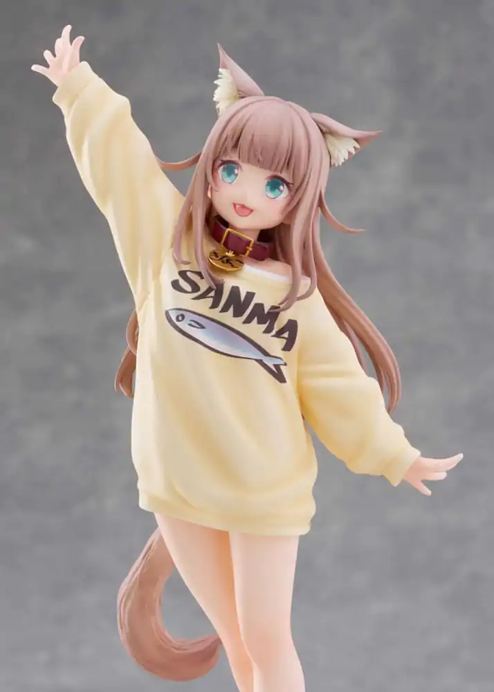 My Cat Is a Kawaii Girl Statue 1/6 Kinako Play With Ver. AmiAmi 21 cm Socha fotografii produktu