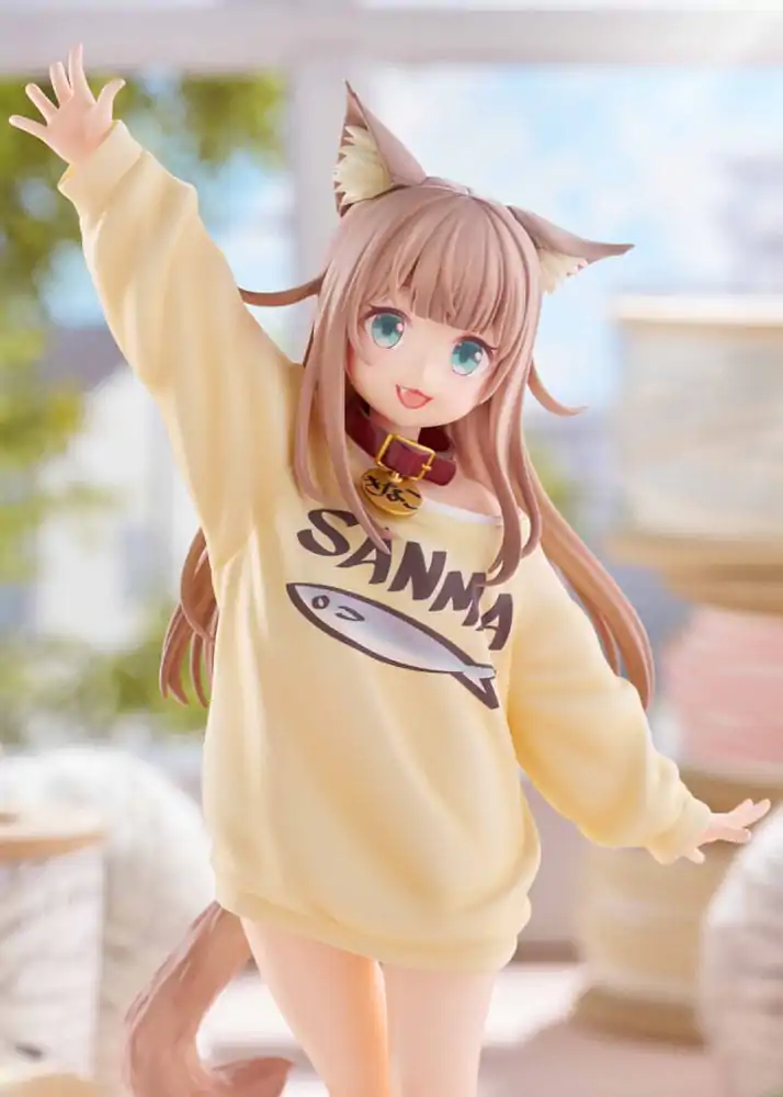 My Cat Is a Kawaii Girl Statue 1/6 Kinako Play With Ver. AmiAmi 21 cm Socha fotografii produktu