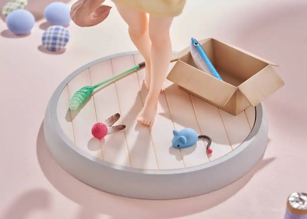 My Cat Is a Kawaii Girl Statue 1/6 Kinako Play With Ver. AmiAmi 21 cm Socha fotografii produktu