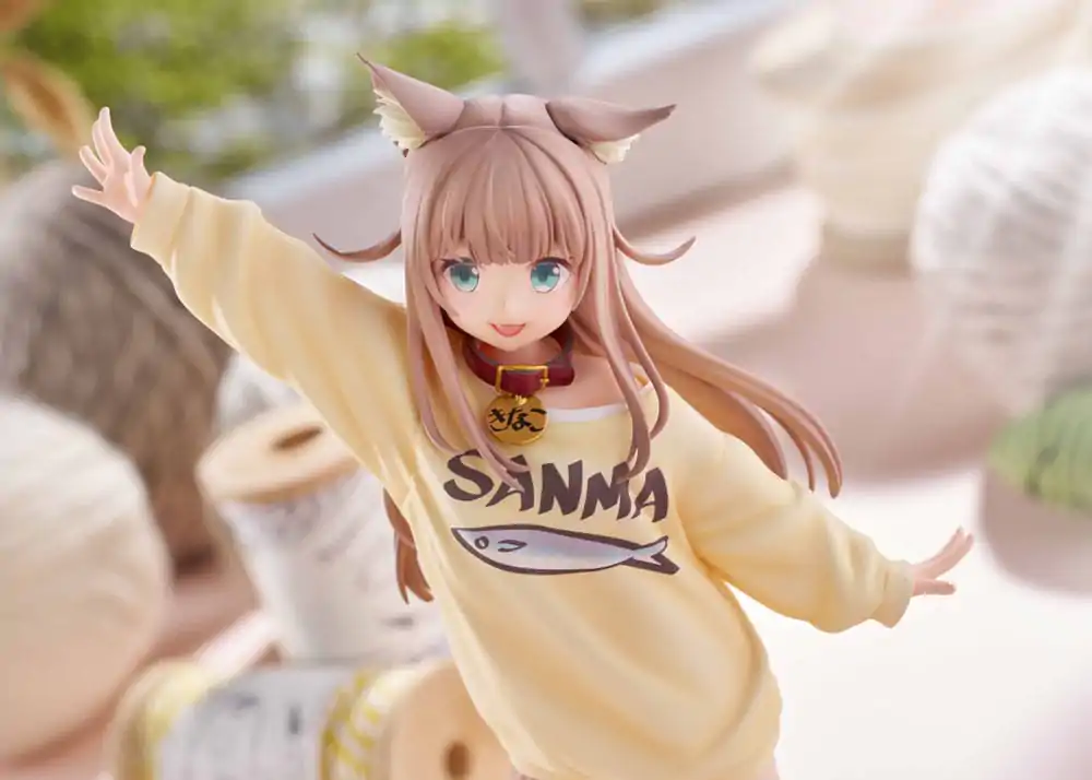 My Cat Is a Kawaii Girl Statue 1/6 Kinako Play With Ver. AmiAmi 21 cm Socha fotografii produktu