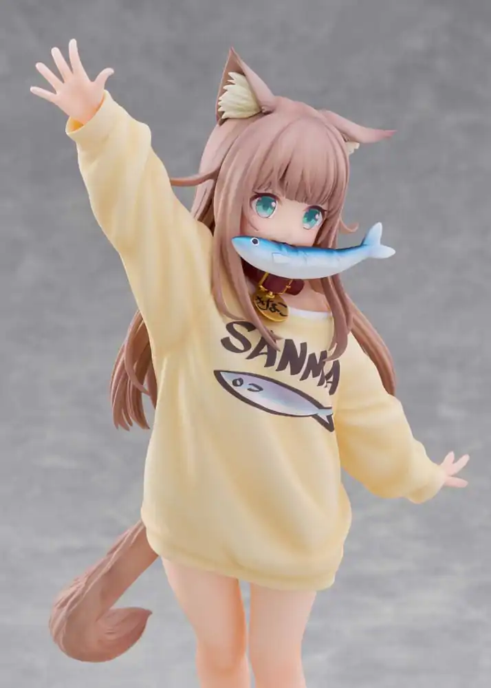Moje kočka je Kawaii Girl soška 1/6 Kinako Play With Ver. AmiAmi Limited Edition 21 cm fotografii produktu