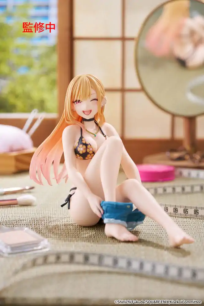 My Dress-Up Darling PVC Soška Stolní Roztomilá Figurka Marin Kitagawa Measured Swimsuit Ver. 13 cm fotografii produktu