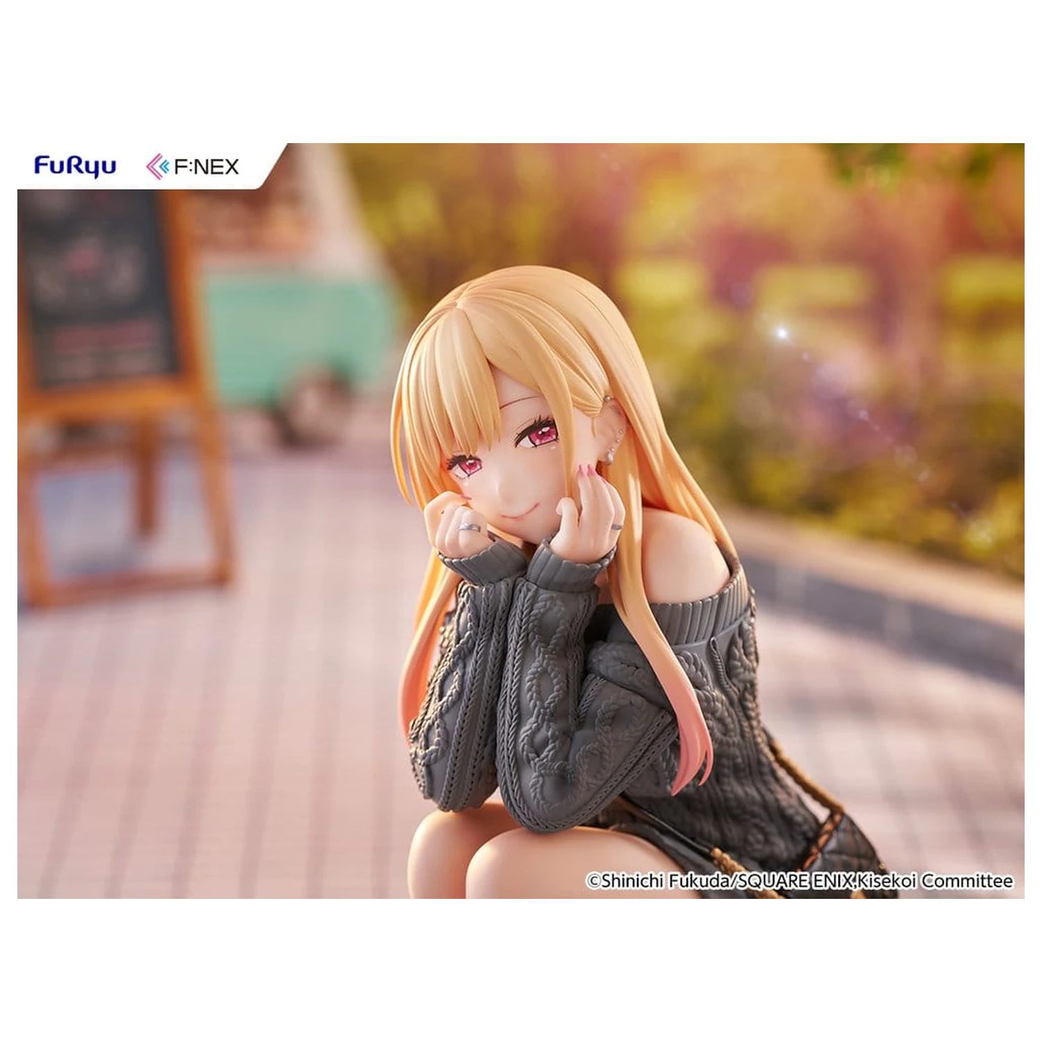 My Dress-Up Darling F:NEX PVC Figurka 1/6 Marin Kitagawa knit Ver. 16 cm fotografii produktu