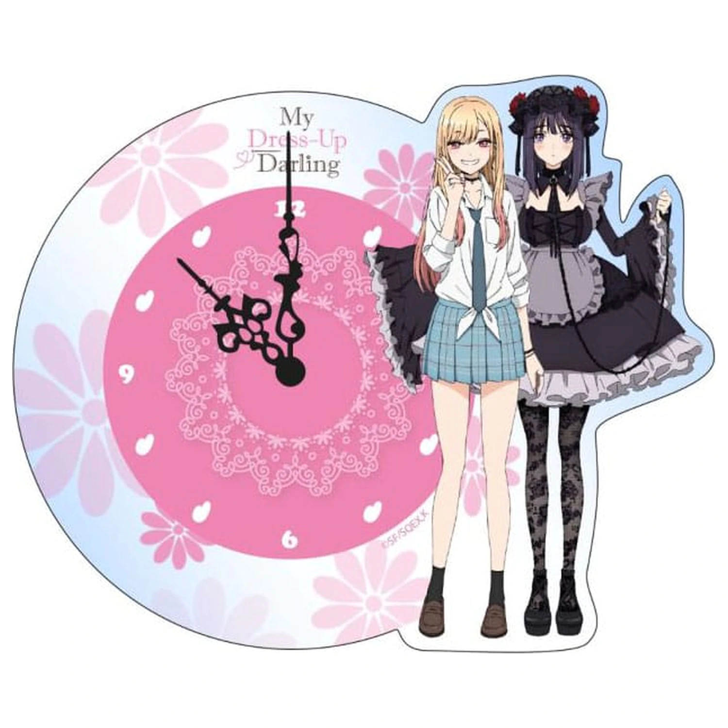 My Dress-Up Darling nástěnné hodiny Marin Kitagawa Holographic fotografii produktu