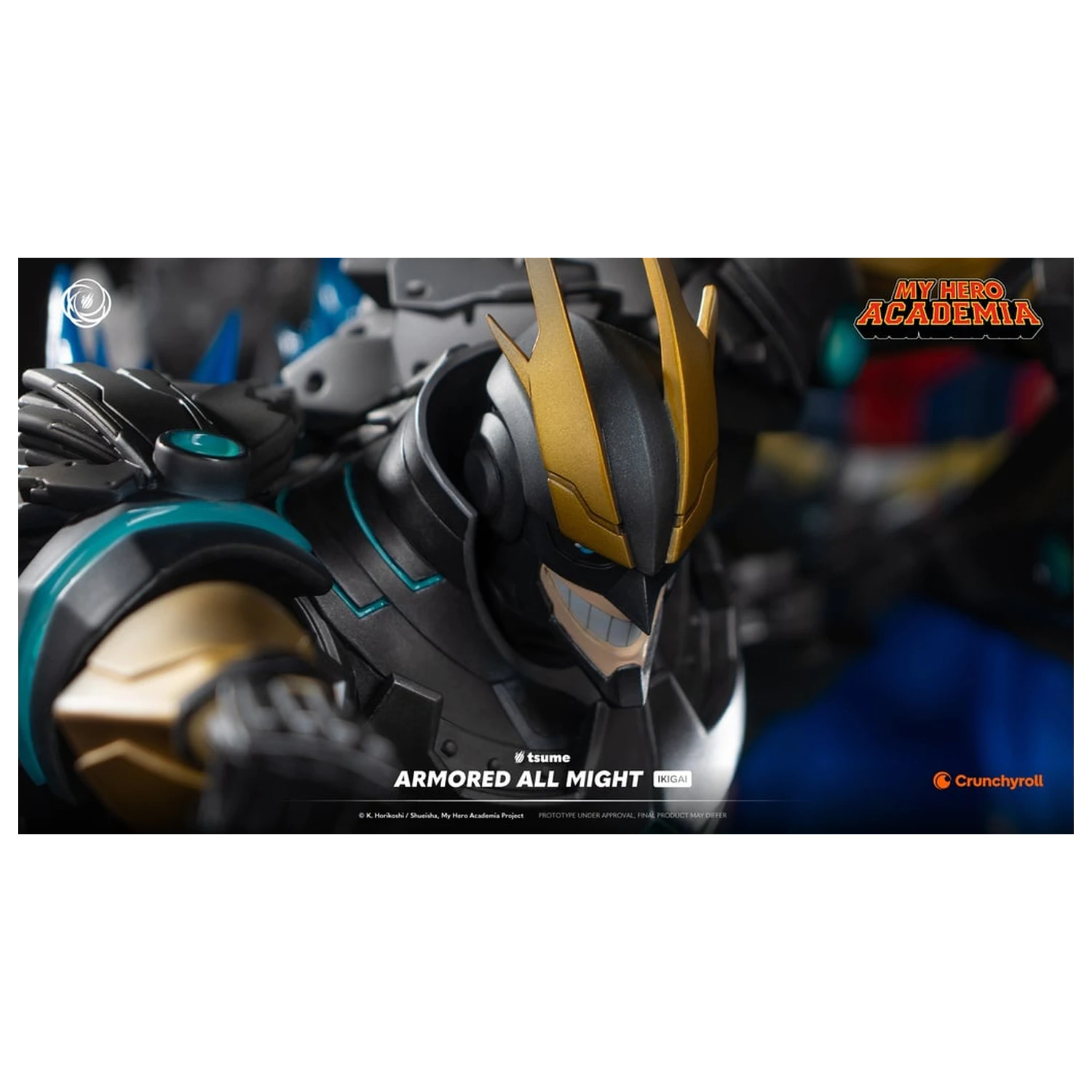My Hero Academia Armored All Might socha Ikigai 1/6 od Tsume 48 cm fotografii produktu