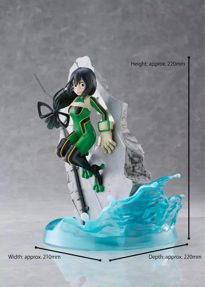 My Hero Academia Dressta PVC Soška Tsuyu Asui 22 cm fotografii produktu