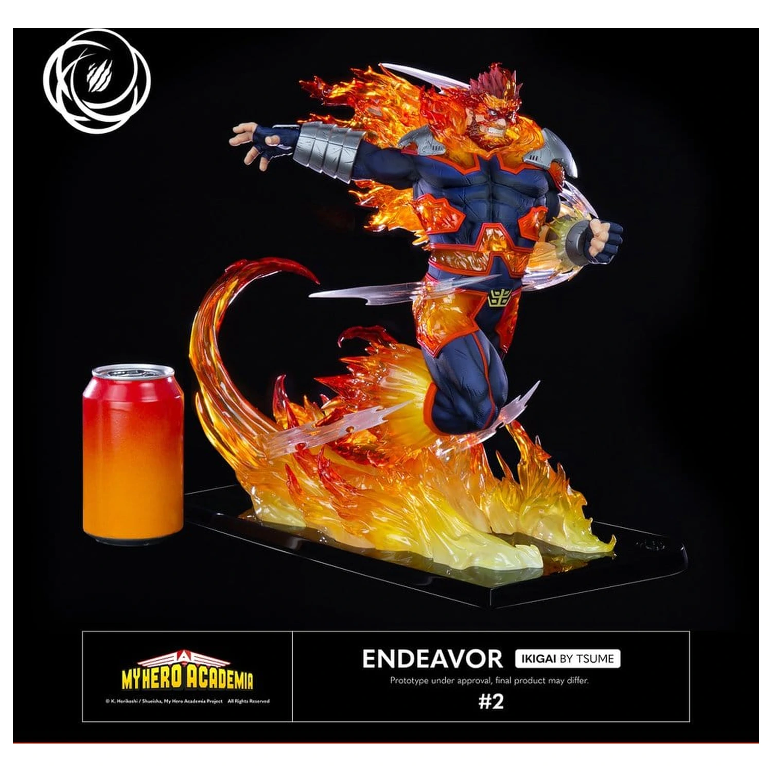 My Hero Academia IKIGAI figurka 1/6 Endeavor fotografii produktu