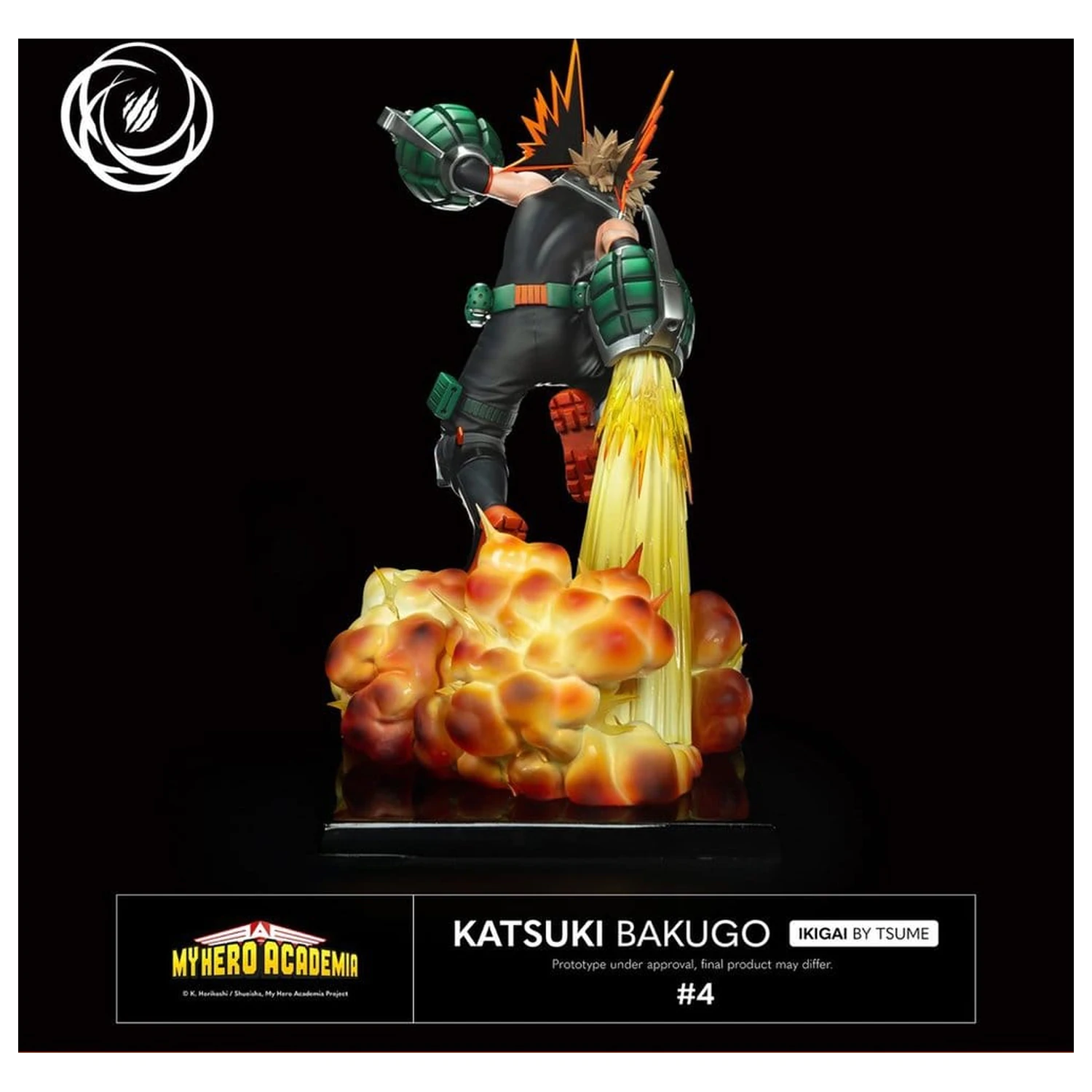 My Hero Academia IKIGAI Figure 1/6 Katsuki Bakugo figurka 1/6 fotografii produktu